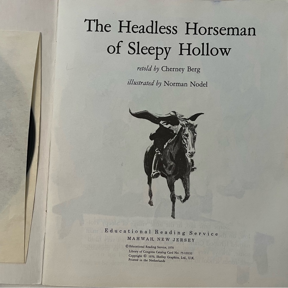 The Headless Horseman Book and vinyl Record Set - Picture 4 of 9